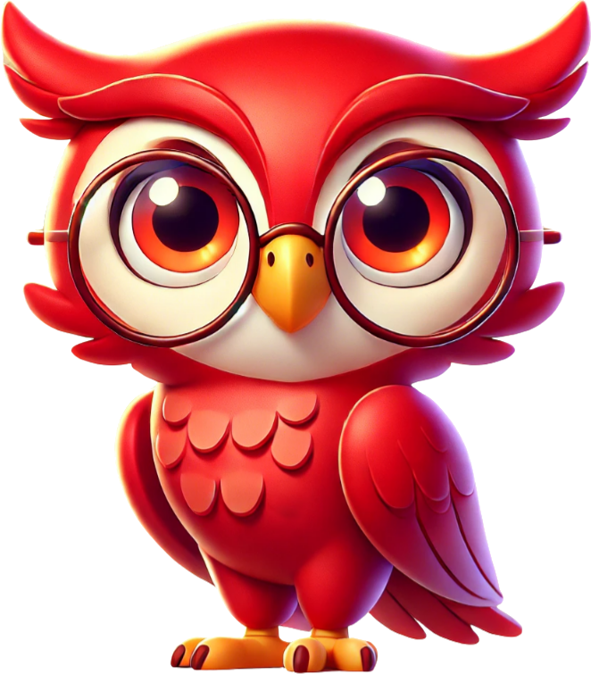 Mattefix ugglemaskot